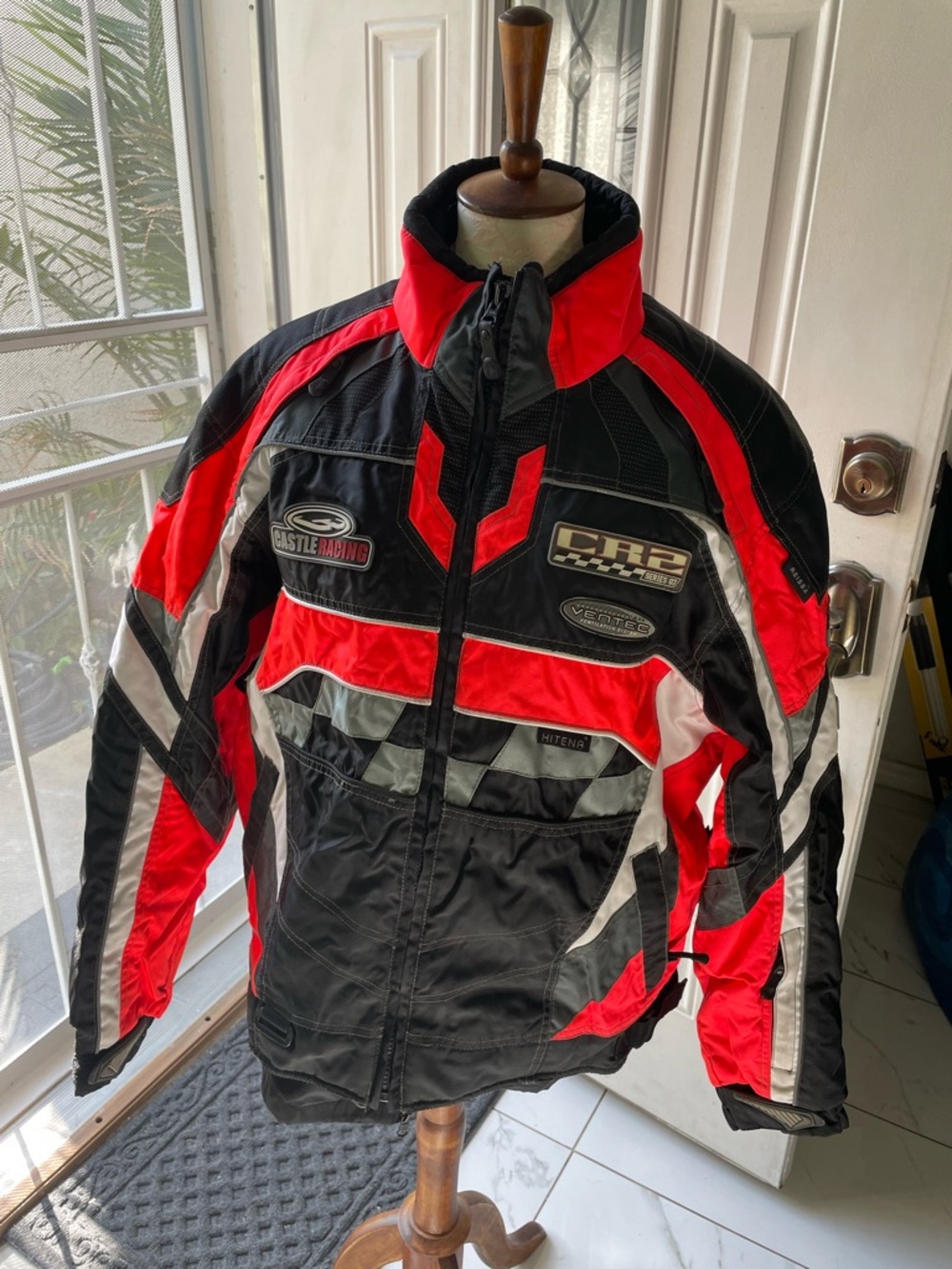 Castle Racing Men’s Ski Jacket - Red & Black